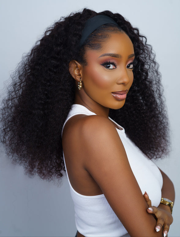 DEEP WAVE 18" HEADBAND WIG