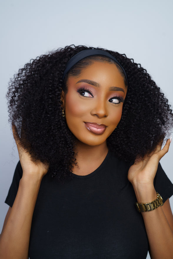 AFRO WAVE 16”HEADBAND WIG