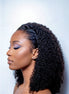 AFRO KINKY CURLY HALF WIG 4B/4C 16”